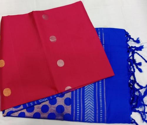 SOFT SILK SAREE WITH BLOUSE